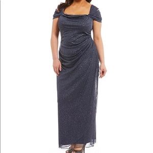Alex Evenings Cold shoulder Gown